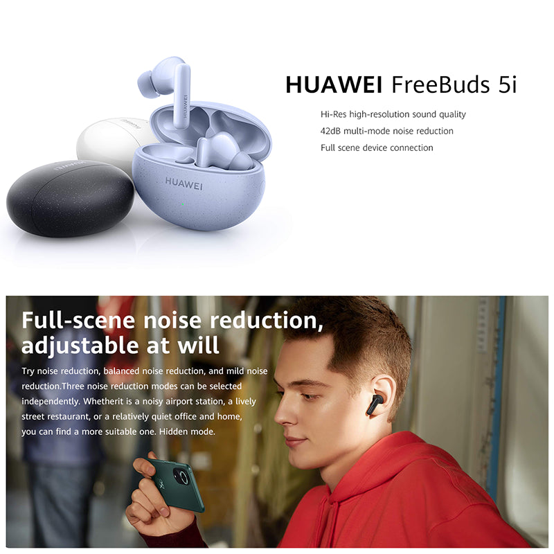 HUAWEI Freebuds 5i TWS Bluetooth Noise Cancellation Earphone Low Latency Wireless Music Game Headset HUAWEI Freebuds 5i TWS Bluetooth Noise Cancellation Earphone Low Latency Wireless Music Game Headset